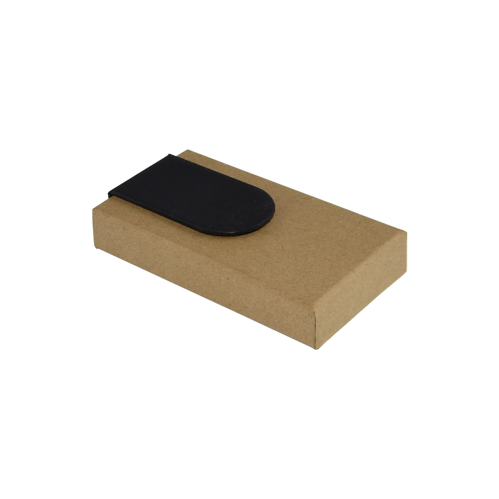 Cassettiera in carta kraft marrone biodegradabile per confezioni multiple di cannabis pre-roll con chiusura magnetica  