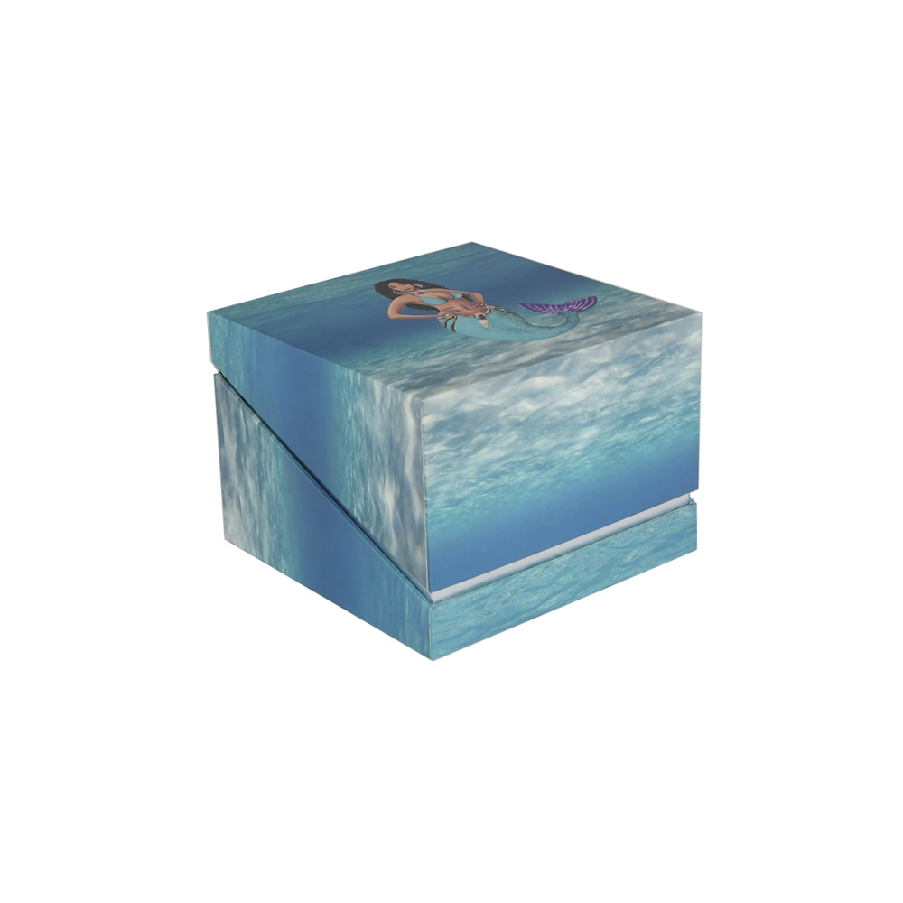 Pulisci eleganti scatole di imballaggio per candele di lusso e scatole regalo in vetro in materiale di cartone argentato  