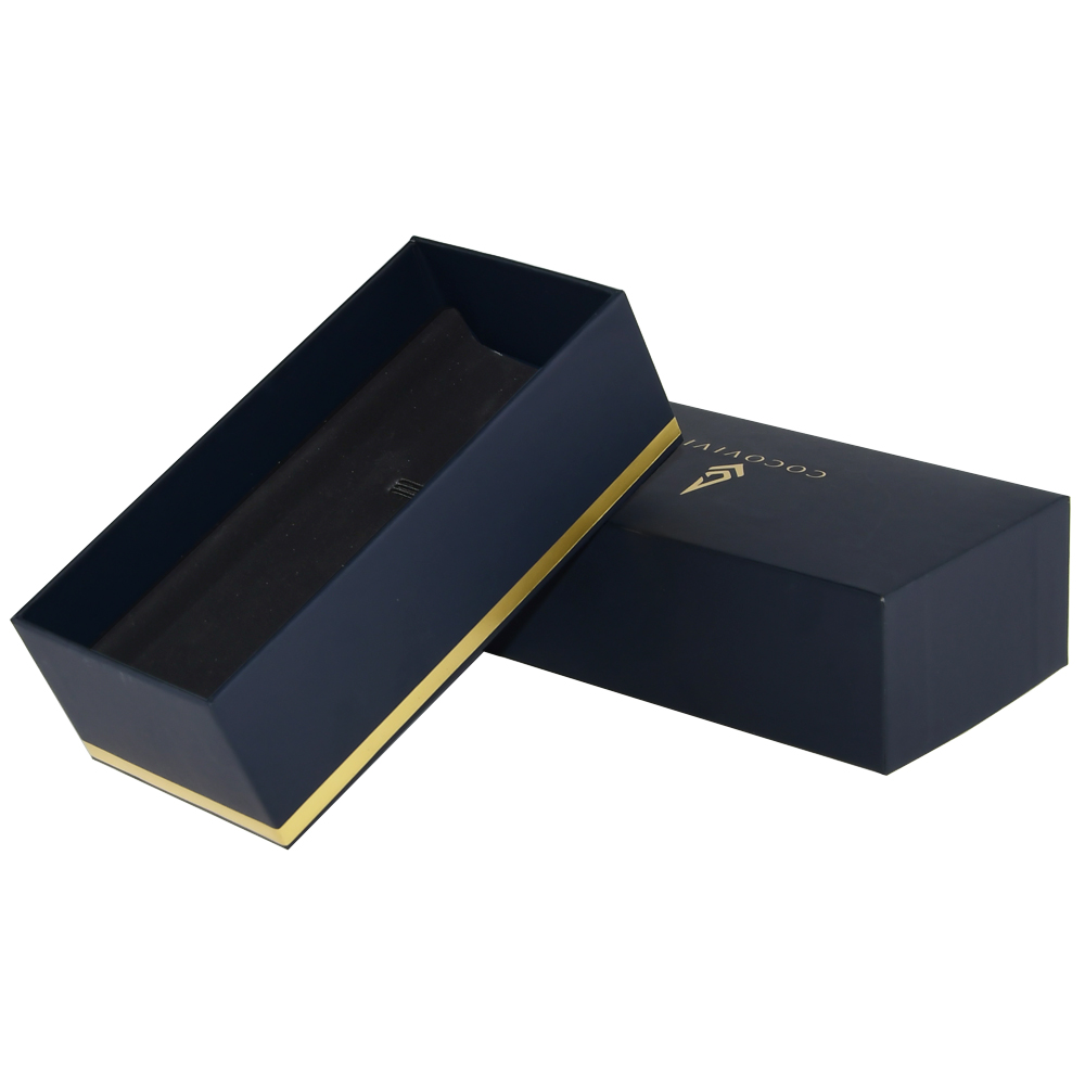 Caja de regalo de alta gama con tapa extraíble, cajas de regalo de papel rígido hechas a mano para embalaje de relojes en estilo Daniel Wellington