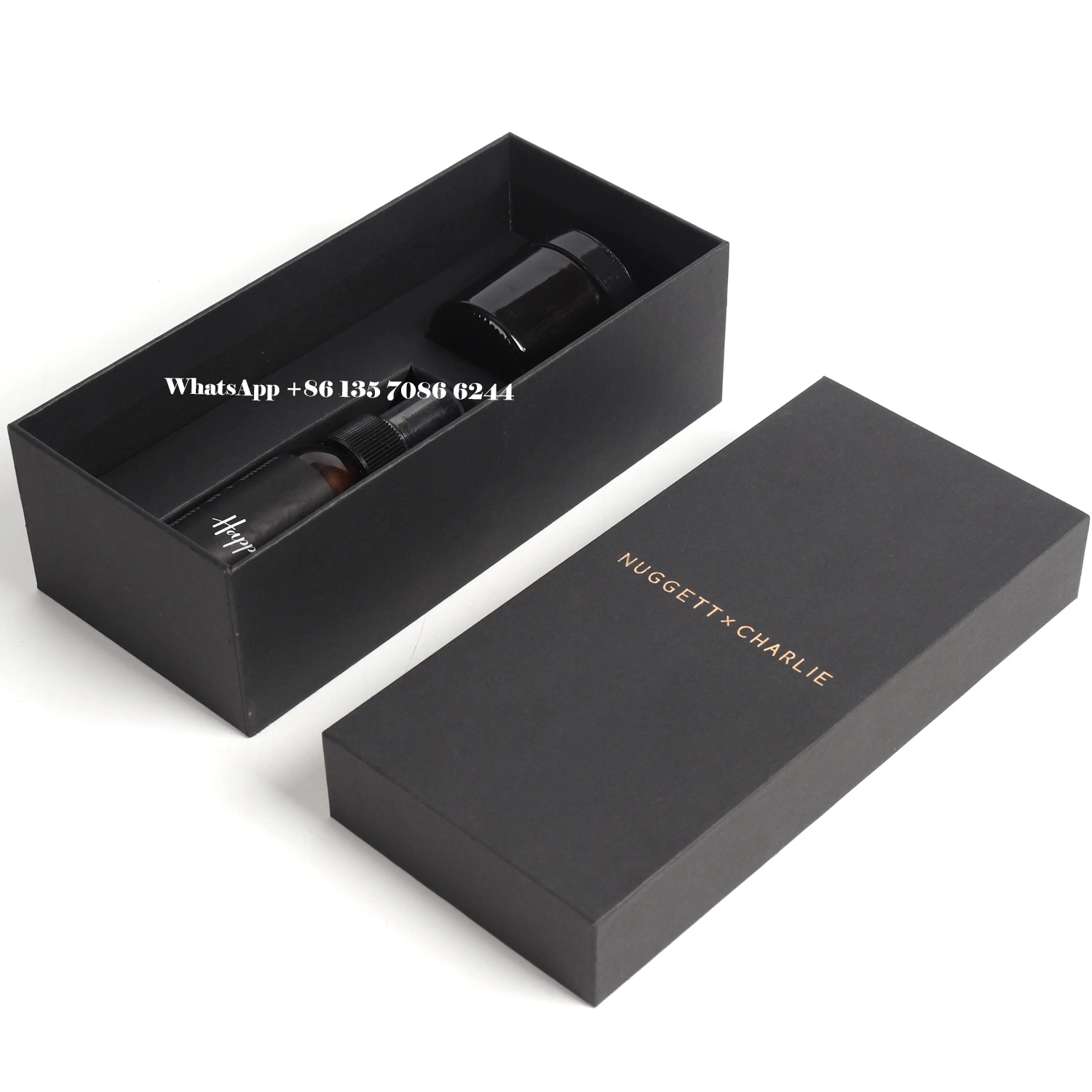 Embalaje de caja de regalo con tapa personalizada para bruma facial