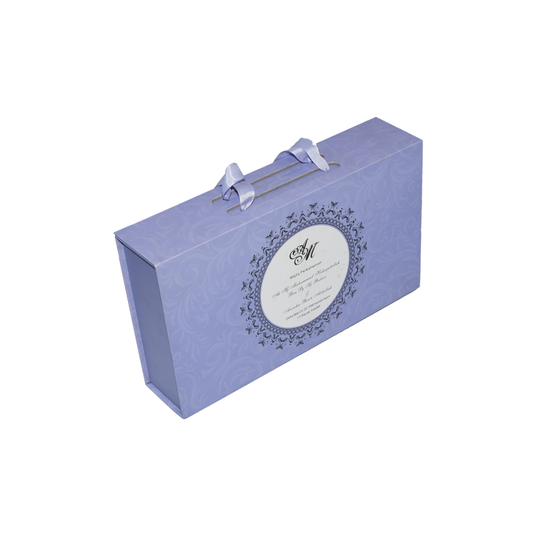 Caja de regalo con tapa, caja de papel con cinta, caja de regalo magnética, caja  decorativa de caja XianweiShao