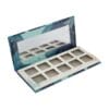 10-Pan Large Empty Magnetic Makeup Palette with Mirror for Customizing Eyeshadow, Highlighters and Blushes
