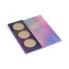 3 Pan Empty Magnetic Eyeshadow Palette Eyeshadow Case Boxes Empty Magnetic Makeup Powder Container