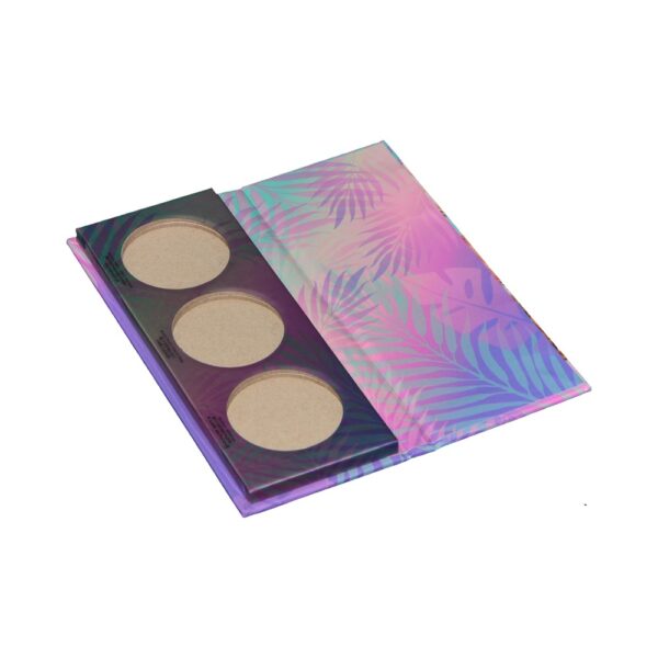 3 Pan Empty Magnetic Eyeshadow Palette Eyeshadow Case Boxes Empty Magnetic Makeup Powder Container