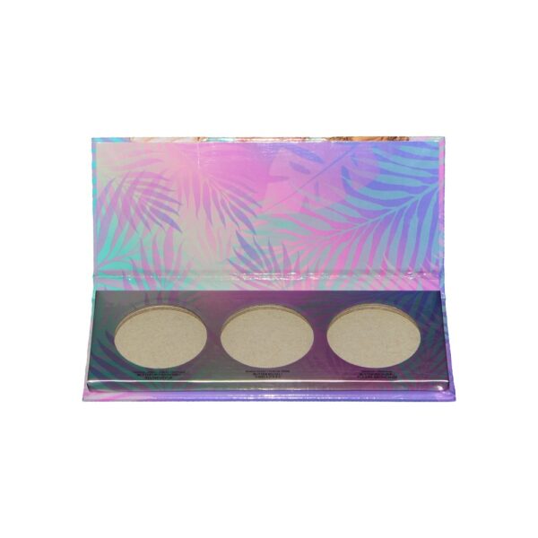 3 Pan Empty Magnetic Eyeshadow Palette Eyeshadow Case Boxes Empty Magnetic Makeup Powder Container