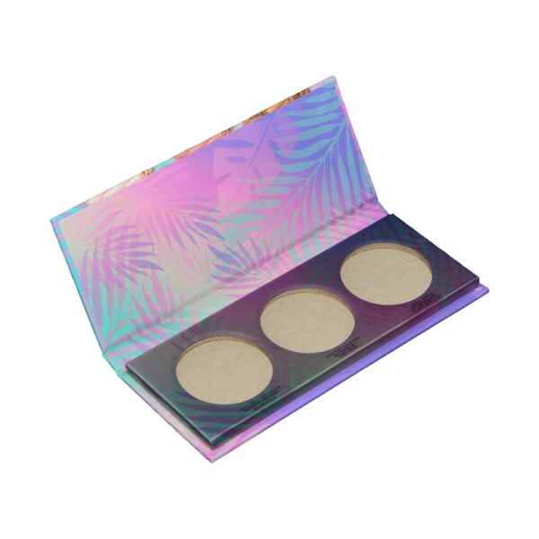 3 Pan Empty Magnetic Eyeshadow Palette Eyeshadow Case Boxes Empty Magnetic Makeup Powder Container