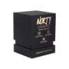 Affordable Custom Linen Rigid Cardboard Candle Gift Boxes with Satin Lined Holder and Holographic Patterns