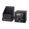 Affordable Custom Linen Rigid Cardboard Candle Gift Boxes with Satin Lined Holder and Holographic Patterns