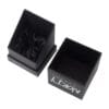 Affordable Custom Linen Rigid Cardboard Candle Gift Boxes with Satin Lined Holder and Holographic Patterns