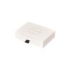 Best Customized Velvet Lined Paper Drawer Box for Jewelry Packaging with Leather Bag and Embossed Logo
