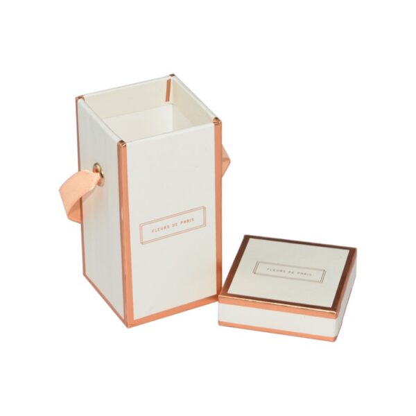 Best Selling Custom Mini Cardboard Preserved Rose Packaging Small Square Flower Box Flower Bucket with Lid
