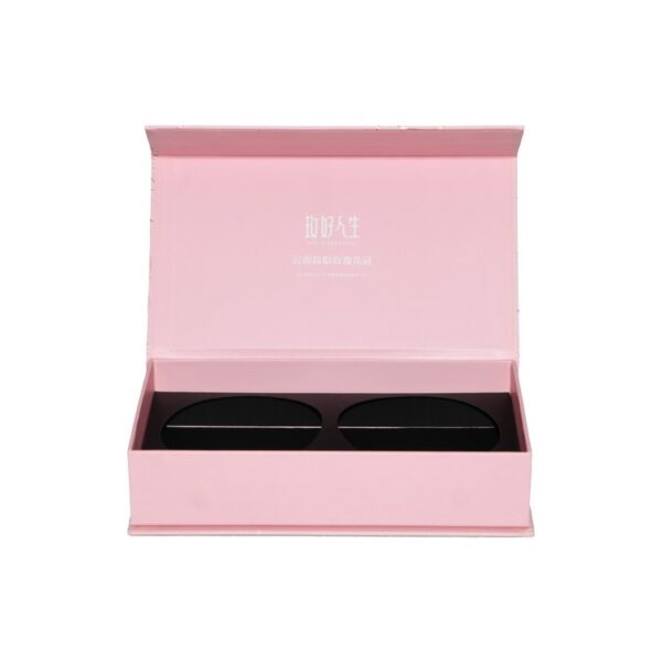Book Shaped Rigid Paper Packaging Magnetic Gift Boxes with Cardboard Holder and Gold Hot Foil Stamping
