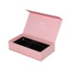 Book Shaped Rigid Paper Packaging Magnetic Gift Boxes with Cardboard Holder and Gold Hot Foil Stamping