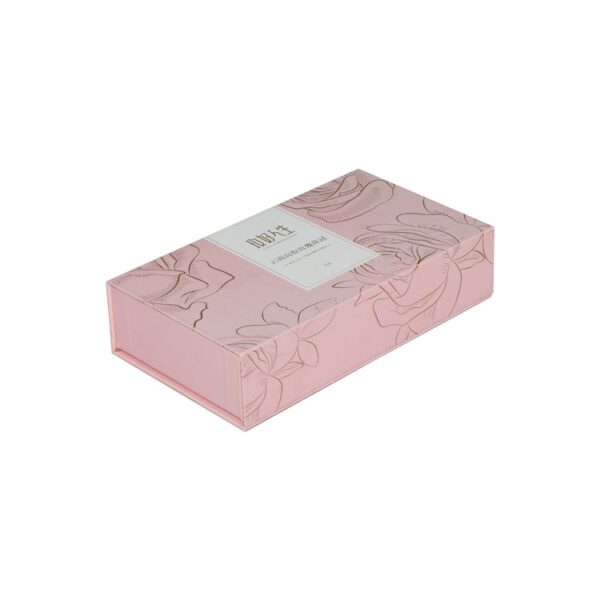 Book Shaped Rigid Paper Packaging Magnetic Gift Boxes with Cardboard Holder and Gold Hot Foil Stamping