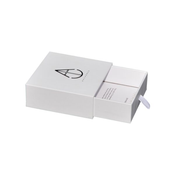 Bracelets Packaging Box, Necklace Packaging Box, Printed Drawer Box for Jewelry with Silver Hot Foil Stamping Logo