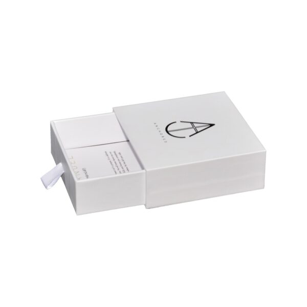 Bracelets Packaging Box, Necklace Packaging Box, Printed Drawer Box for Jewelry with Silver Hot Foil Stamping Logo