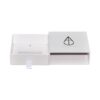 Bracelets Packaging Box, Necklace Packaging Box, Printed Drawer Box for Jewelry with Silver Hot Foil Stamping Logo