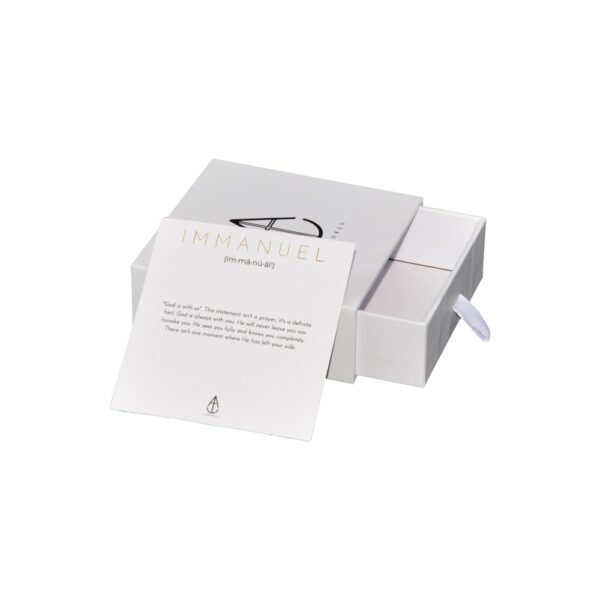 Bracelets Packaging Box, Necklace Packaging Box, Printed Drawer Box for Jewelry with Silver Hot Foil Stamping Logo