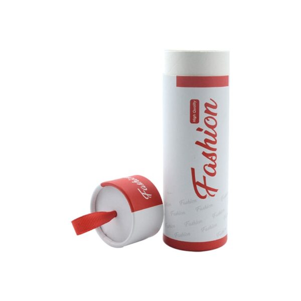 Cardboard Tube Packaging Box, Custom Round Paper Cylinder Box Cardboard Tube with Silk Handle on Lid