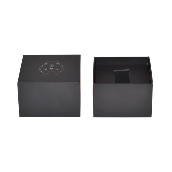 Cheapest Customized Rigid Paper Smart Watch Packaging Gift Box with Cardboard Insert and Spot UV Pattern