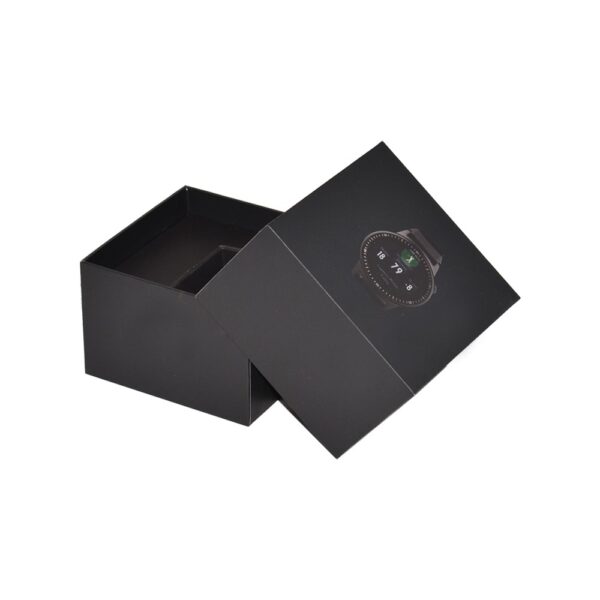Cheapest Customized Rigid Paper Smart Watch Packaging Gift Box with Cardboard Insert and Spot UV Pattern