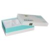 Cheapest Luxury Custom 2 Piece Lid Off Shoulder Neck Rigid Box with Plastic Holder for Slimming Drug Packaging