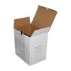 Cheapest Price Custom Printed White Corrugated Packaging Boxes for Shipping and Delivery with Rose Gold Logo