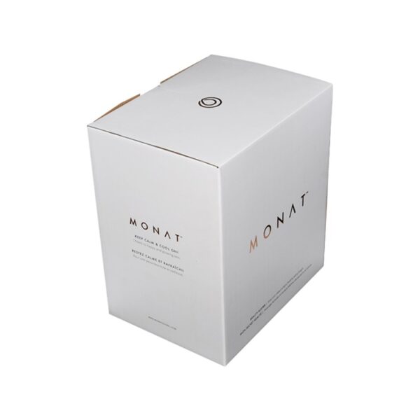 Cheapest Price Custom Printed White Corrugated Packaging Boxes for Shipping and Delivery with Rose Gold Logo