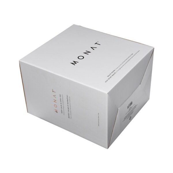 Cheapest Price Custom Printed White Corrugated Packaging Boxes for Shipping and Delivery with Rose Gold Logo