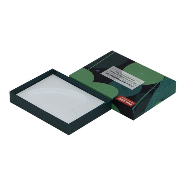 China Cheapest Wholesale Rigid Paper Lid and Base Gift Box for Jade Massage Packaging with EVA Holder