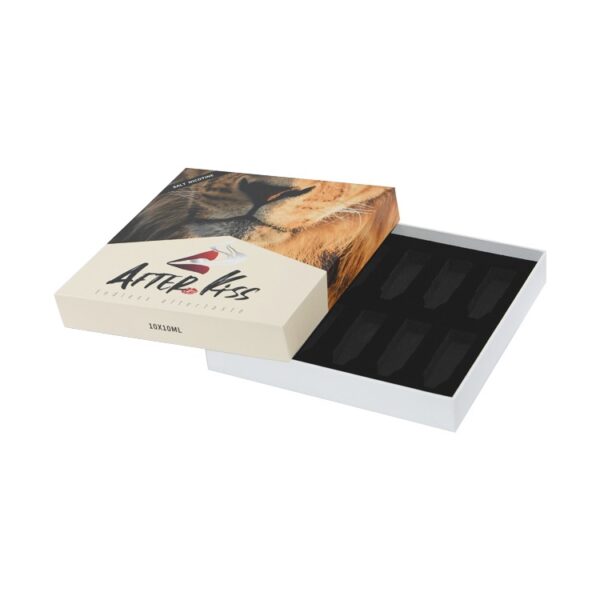 China Competitive Lid and Base Gift Box Cosmetics Packaging Skincare Set Packaging with Velvet Foam Holder