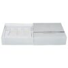 Competitive Custom Printing Rigid Cardboard Lid and Base Gift Box with Velvet Foam Holder for Cosmetics Packaging