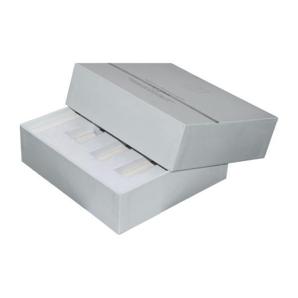 Competitive Custom Printing Rigid Cardboard Lid and Base Gift Box with Velvet Foam Holder for Cosmetics Packaging