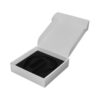 Corrugated Cardboard White Mailer Boxes for Massager Packaging with Plastic Holder and Gold Hot Foiled Logo