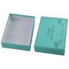 Custom Bath Bomb Packaging Gift Boxes at Wholesale Price in Tiffany Blue Color with Gold Hot Foil Stamping