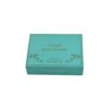 Custom Bath Bomb Packaging Gift Boxes at Wholesale Price in Tiffany Blue Color with Gold Hot Foil Stamping