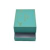 Custom Bath Bomb Packaging Gift Boxes at Wholesale Price in Tiffany Blue Color with Gold Hot Foil Stamping