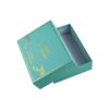 Custom Bath Bomb Packaging Gift Boxes at Wholesale Price in Tiffany Blue Color with Gold Hot Foil Stamping