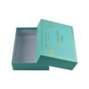 Custom Bath Bomb Packaging Gift Boxes at Wholesale Price in Tiffany Blue Color with Gold Hot Foil Stamping