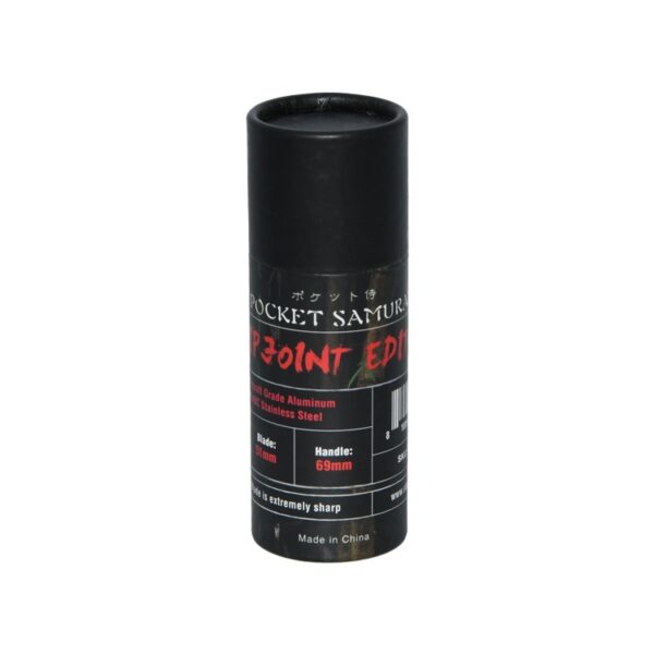 Custom Black Cardboard Cylinder Paper Tubes Packaging with Foam Holder for Keychain Knife Packaging