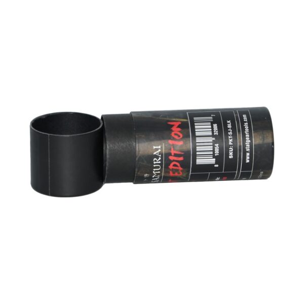 Custom Black Cardboard Cylinder Paper Tubes Packaging with Foam Holder for Keychain Knife Packaging