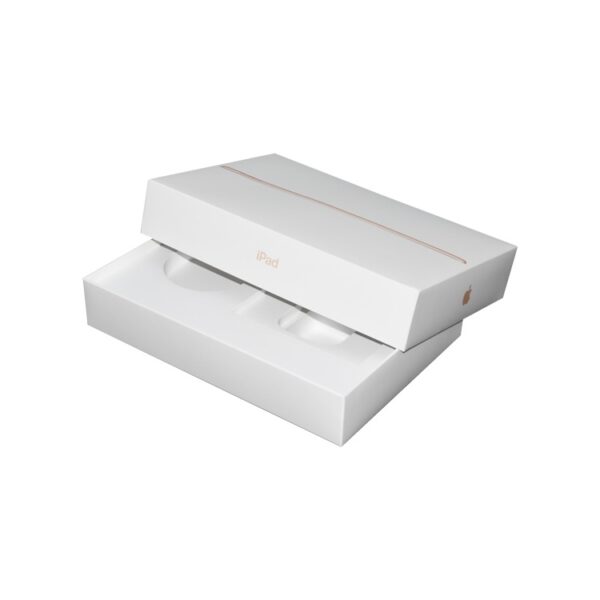 Custom Branded Consumer Electronic Products Packaging Lid and Base Gift Box with Plastic Tray and Spot UV Logo