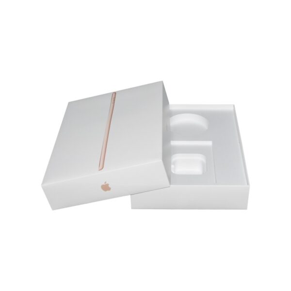 Custom Branded Consumer Electronic Products Packaging Lid and Base Gift Box with Plastic Tray and Spot UV Logo