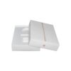 Custom Branded Consumer Electronic Products Packaging Lid and Base Gift Box with Plastic Tray and Spot UV Logo