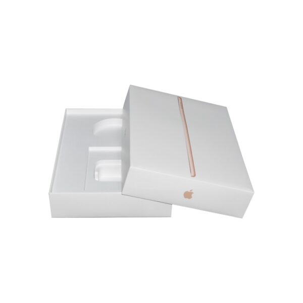 Custom Branded Consumer Electronic Products Packaging Lid and Base Gift Box with Plastic Tray and Spot UV Logo