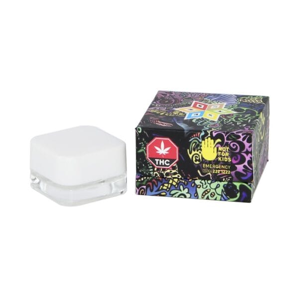 Custom Cannabis Concentrate Packaging Boxes, Luxury Marijuana Glass Jars Concentrate Container Paper Boxes
