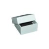 Custom Cardboard Ring Bracelet Earring Necklace Jewelry Gift Packaging Box with Black Hot Foil Stamping Logo