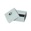 Custom Cardboard Ring Bracelet Earring Necklace Jewelry Gift Packaging Box with Black Hot Foil Stamping Logo