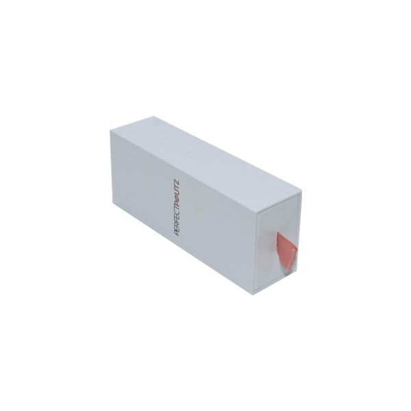 Custom Cheapest Paper Drawer Gift Packaging Box for Lipstick Packaging with Silk Handle and Foam Holder