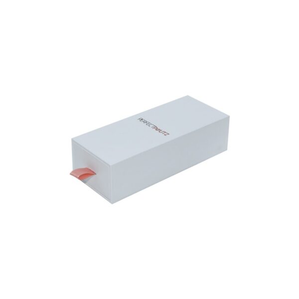 Custom Cheapest Paper Drawer Gift Packaging Box for Lipstick Packaging with Silk Handle and Foam Holder